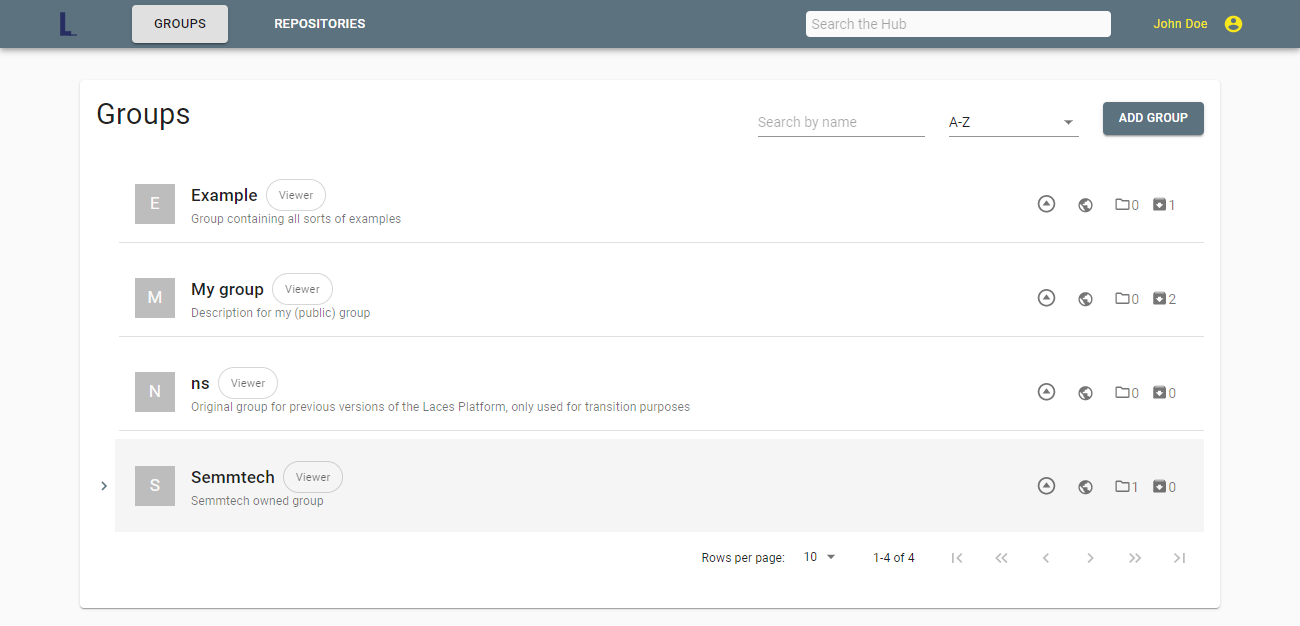 Landing page