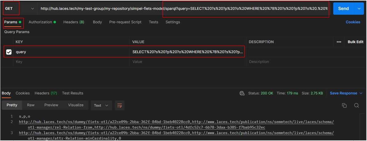 Postman Percent-encoding query