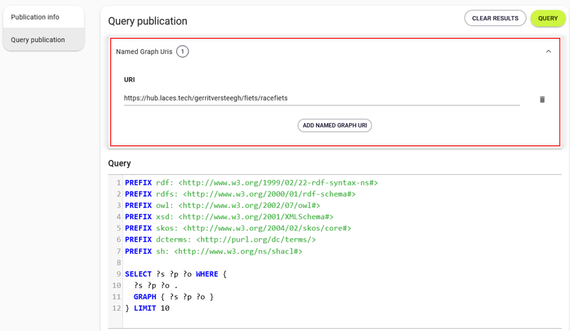 Named Graph URI addition